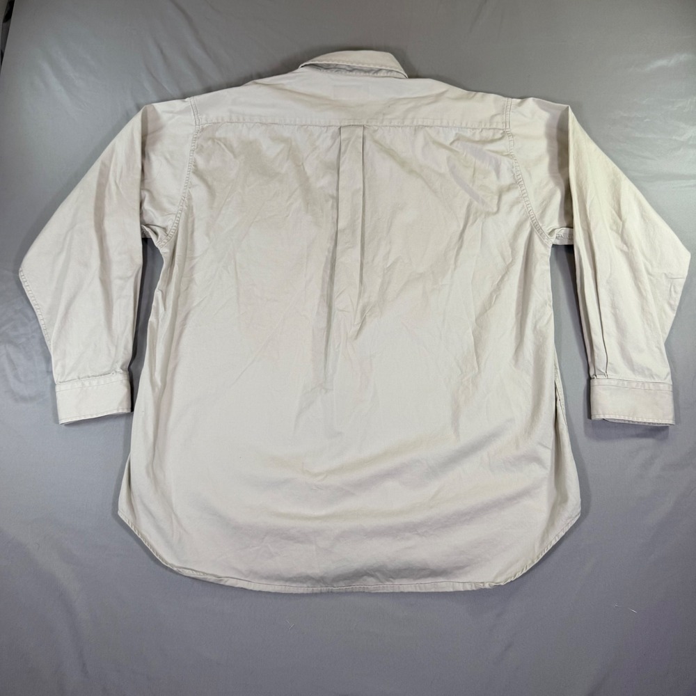 Vintage Crable LSU Tigers Mens XL Khaki Shirt Football College Gameday Tailgate - Picture 7 of 7